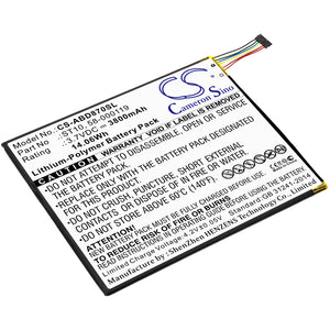 Battery for Amazon B00VKIY9RG 26S1008, 58-000119, ST10, ST10A 3.7V Li-Polymer 3