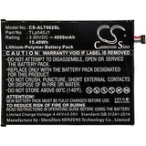 Battery for Alcatel A30 Tablet TLp040J1, TLP040K7 3.85V Li-Polymer 4000mAh / 15