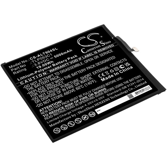 Battery for Alcatel 9048S TLP053C1 3.8V Li-Polymer 5000mAh / 19.00Wh