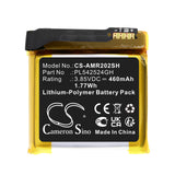 Battery for Amazfit GTR 2E PL542524GH 3.85V Li-Polymer 460mAh / 1.77Wh