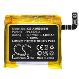 Battery for Amazfit A2040 PL582624 3.87V Li-Polymer 440mAh / 1.70Wh