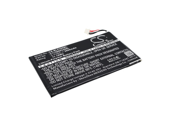 Battery for BLU Touch Book 7 3G C1136903300L 3.7V Li-Polymer 3000mAh / 11.10Wh