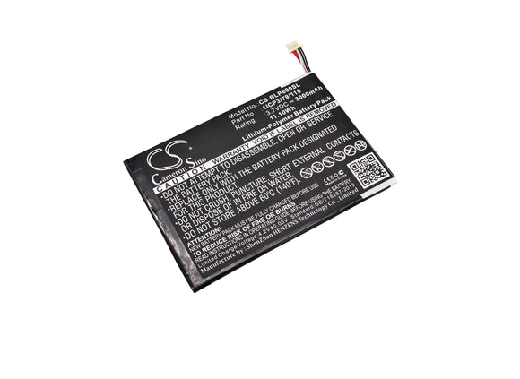 Battery for BLU P60W 1ICP3/79/115 3.7V Li-Polymer 3000mAh / 11.10Wh