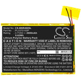 Battery for Barnes & Noble Nook 7-inch 2016 PL3370100P 3.7V Li-Polymer 2600mAh 