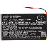 Battery for Barnes & Noble GlowLight Plus 7.8 PR-285084 3.7V Li-Polymer 1500mAh