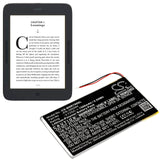 Battery for Barnes & Noble GlowLight Plus 7.8 PR-285084 3.7V Li-Polymer 1500mAh