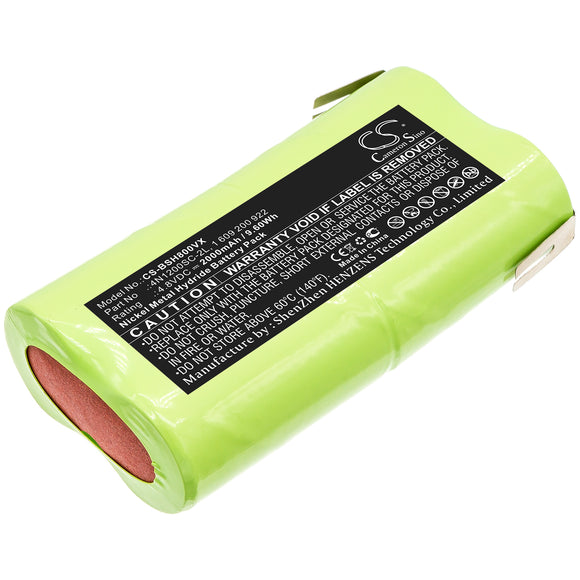 Battery for Bosch P800SL 1 609 200 922, 1 609 390 002, 4N1200SC-2L 4.8V Ni-MH 2