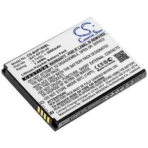 Battery for Bluebird BM180 BAT-BP30-45 3.7V Li-Polymer 2000mAh / 7.40Wh