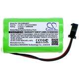 Battery for Clulite Range B24, CLUB-1, FAN-1, GP13AAH4BMX, GP22AAH4BMX, INT-1 4