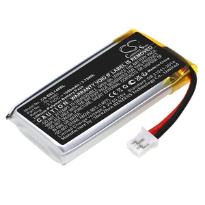 Battery for Deli 14951w DL14881 3.7V Li-Polymer 1000mAh / 3.70Wh