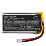 Battery for Deli 14951w DL14881 3.7V Li-Polymer 1000mAh / 3.70Wh