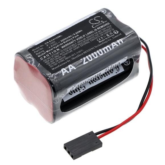 Battery for EI Compact Cash Register P-1555 4.8V Ni-MH 2000mAh / 9.60Wh