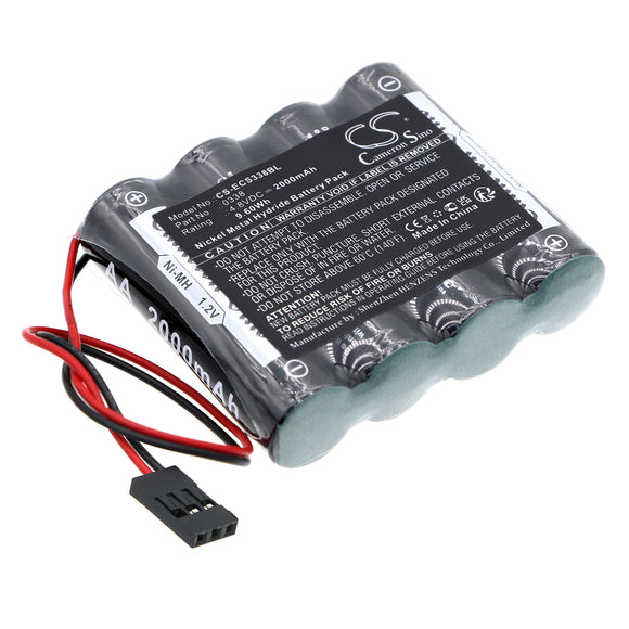 Battery for EI Mobika Cash Register 0338 4.8V Ni-MH 2000mAh / 9.60Wh