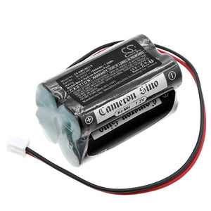 Battery for Exit Light Co LEDG3B BAA48R, BAA-48R 4.8V Ni-MH 1500mAh / 7.20Wh