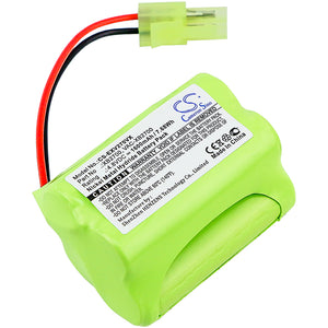 Battery for Euro Pro XB2700 C-XB2700, XB2700 4.8V Ni-MH 1600mAh / 7.68Wh