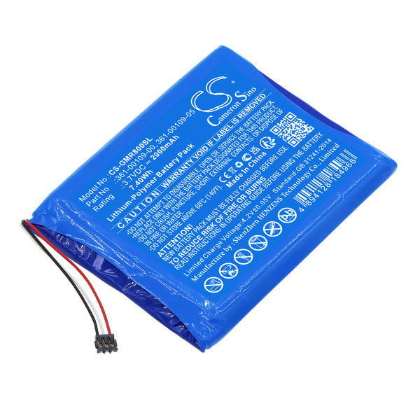 Battery for Garmin Overlander 361-00109-00, 361-00109-05 3.7V Li-Polymer 2000mA