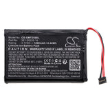 Battery for Garmin TT25 GPS dog tracking collars 361-00035-16 3.7V Li-ion 1200m