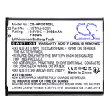 Battery for HP RMN HSTNJ-BC01 HSTNJ-BC01 3.8V Li-ion 2000mAh / 7.60Wh