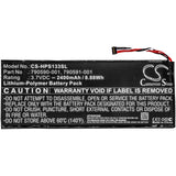 Battery for HP 7 Plus G2 1331 790587-001, 790590-001, 790591-001, 790592-001, 7