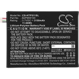 Battery for HTC P510 B2PMW100 3.7V Li-Polymer 3150mAh / 11.66Wh