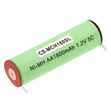 Battery for Braun 5477 180AAH 1.2V Ni-MH 1800mAh / 2.16Wh