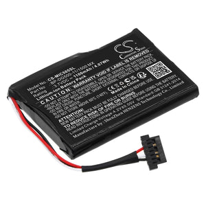 Battery for Magellan cyclo 505 HC BP-400H-11/1200 MX, BP-DG500-11/1500 MX 3.7V 