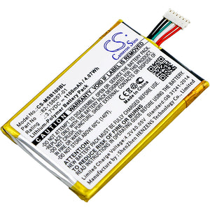 Battery for Zebra SB1 TSD Scanner 82-158057-01 3.7V Li-Polymer 1100mAh / 4.07Wh