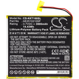 Battery for Nextbook NX16A8116KPK AE25102105P 3.7V Li-Polymer 3900mAh / 14.43Wh