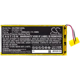 Battery for PBS PBKRWM5410 NV3854120 3.7V Li-Polymer 3000mAh / 11.10Wh