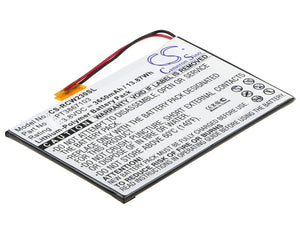 Battery for RCA RCT6272W23 PT3867103 3.8V Li-Polymer 3650mAh / 13.87Wh