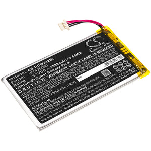 Battery for RCA RCT6773W22 PT425080 3.7V Li-Polymer 1500mAh / 5.55Wh