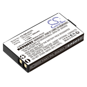 Battery for SIMOLIO SM-828D2 SM-001BAT 3.7V Li-Polymer 300mAh / 1.11Wh