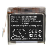 Battery for Samsung SM-R890 EB-BR870ABY, EB-BR890ABY, GH43-05066A 3.88V Li-Poly