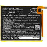 Battery for Samsung SM-T225 HQ-3565N, HQ-3565S 3.85V Li-Polymer 4900mAh / 18.87