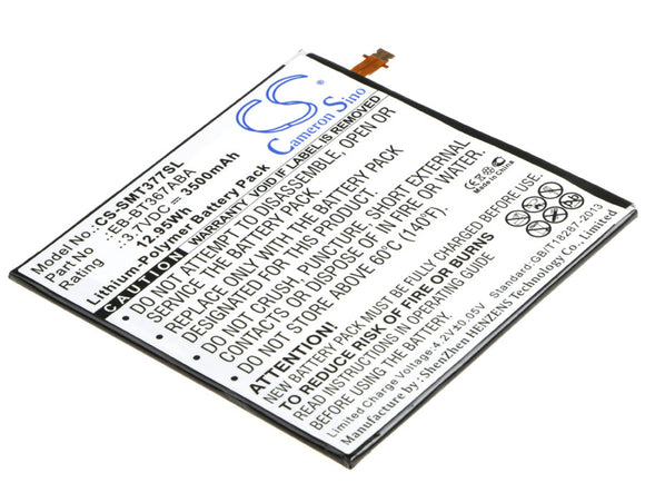 Battery for Samsung Galaxy Tab E 8.0 EB-BT367ABA, GH43-04539A 3.7V Li-Polymer 3