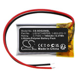 Battery for Sony TDG-BR250 1-853-072-11, LIS1471HEPDS 3.7V Li-Polymer 100mAh / 