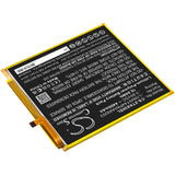 Battery for ZTE Zpad 8 LI3945T44P8HA69203 3.85V Li-Polymer 4400mAh / 16.94Wh