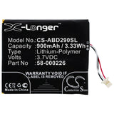 Battery for Amazon Kindle Touch 2019 26S1019, 58-000226 3.7V Li-Polymer 900mAh /