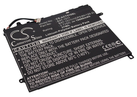 Battery for Acer Iconia Tab A510 BAT-1011, BAT-1011(1ICP5/80/120-2), BT.0020G.00