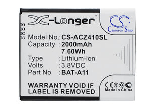 Battery for Acer Liquid M330 BAT-A11, BAT-A11(1ICP5/51/62), KT.0010K.007 3.8V Li