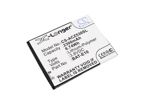 Battery for Acer T02 BAT-E10, BAT-E10(1ICP4/58/71), KT.0010K.009 3.8V Li-Polymer