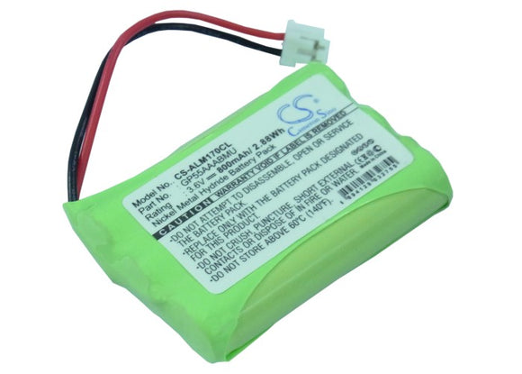 Battery for Alcatel Altiset MS 3.6V Ni-MH 800mAh / 2.88Wh