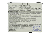 Battery for Acer neoTouch S200 A78TAD20F, US55143A9H 3.7V Li-ion 1500mAh / 5.6Wh