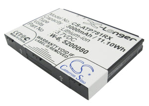 Battery for Netgear AC778AT-100NAS 3.7V Li-ion 2400mAh / 8.88Wh