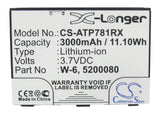 Battery for Netgear AC778AT-100NAS 3.7V Li-ion 2400mAh / 8.88Wh