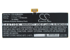 Battery for Asus TF303CL C12-TF400C 3.7V Li-Polymer 6750mAh / 24.98Wh