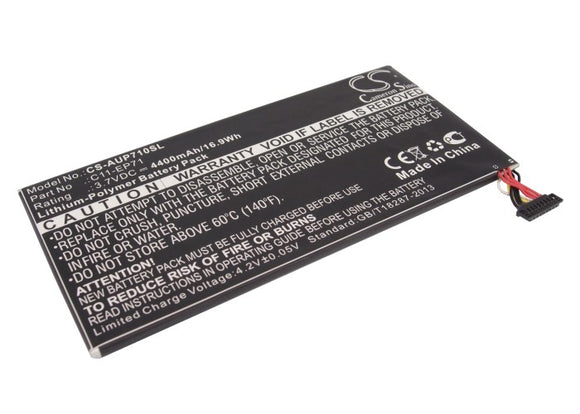 Battery for Asus EP71 C11-EP71 3.7V Li-Polymer 4400mAh / 16.28Wh