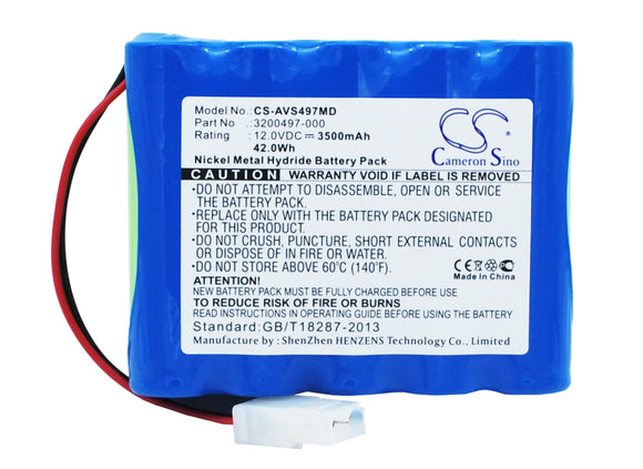 Battery for Viasys Healthcare Vela Ventilator 21542, 3200497-000, AMED0022, B113