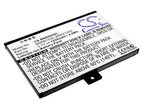 Battery for Barnes & Noble BNRZ100 9875521, 9BS11GTFF10B3, BNRB1530, BNRB454261,