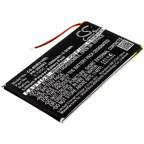 Battery for Pocketbook 631 Touch HD PR-285083 3.7V Li-Polymer 1500mAh / 5.55Wh